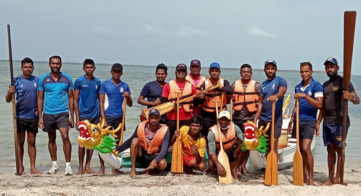 Dragon boats are popular in Jaffna