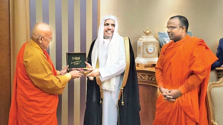 The Buddhist priest with strong words  at  Saudi national day