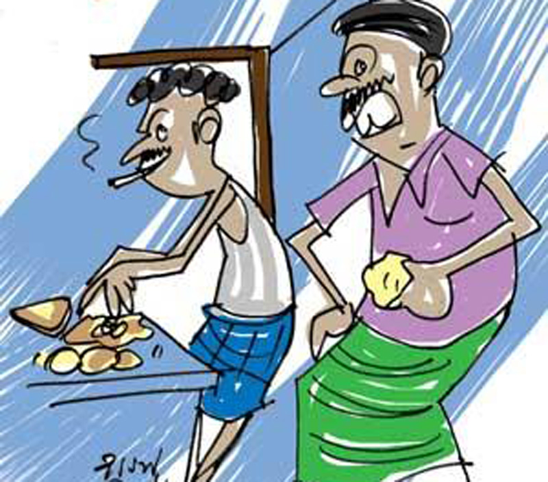 කොත්තු  රොටී  පක්ෂ  මාර් තු මැතිවරණයට වැඩ….