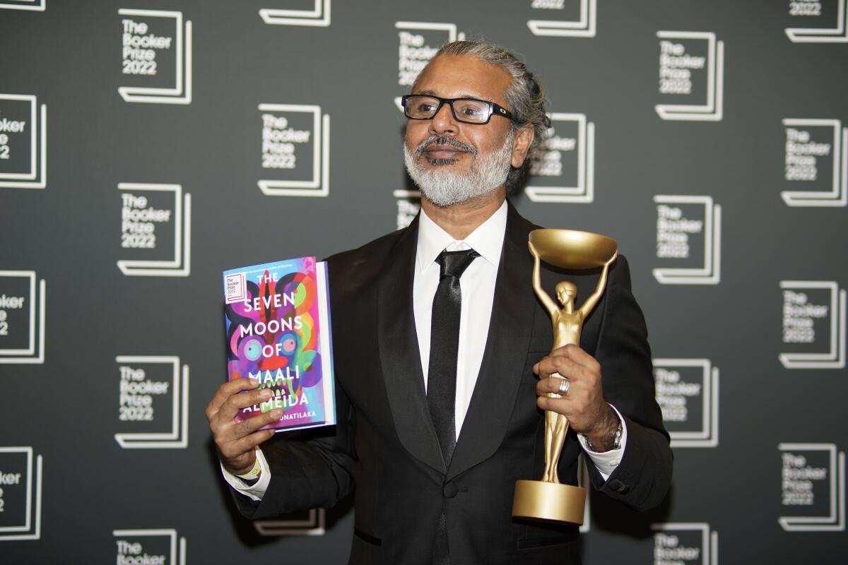 Booker prize winner Shean has message for Sri Lankan leaders