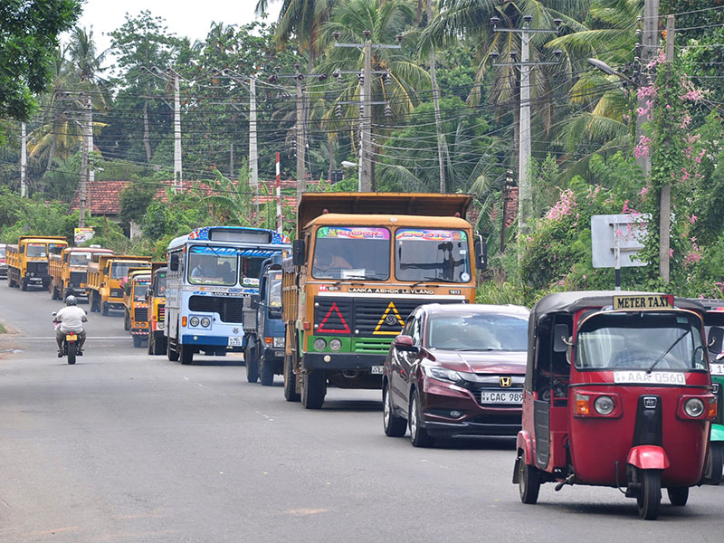 More than 90% of Sri Lankan  vehicles are below acceptable emission standards