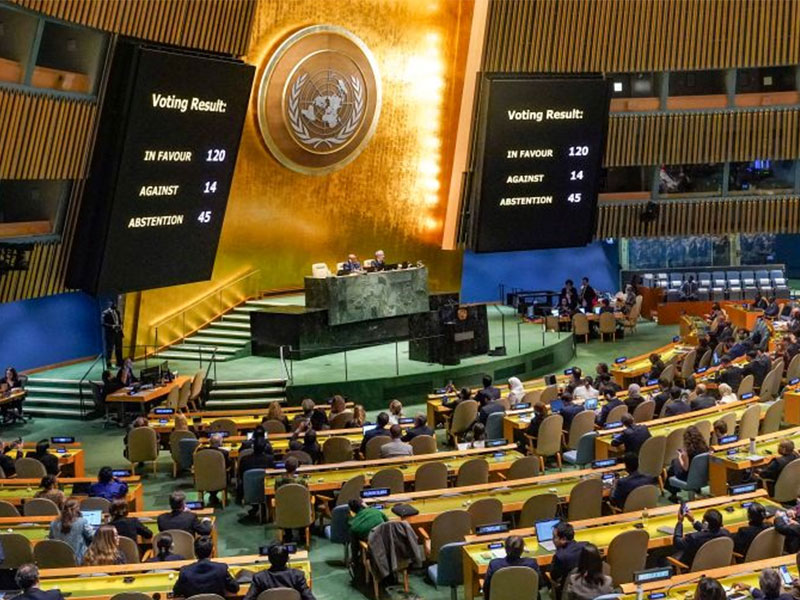 Sri Lanka votes for truce in the Palestinian Gaza
