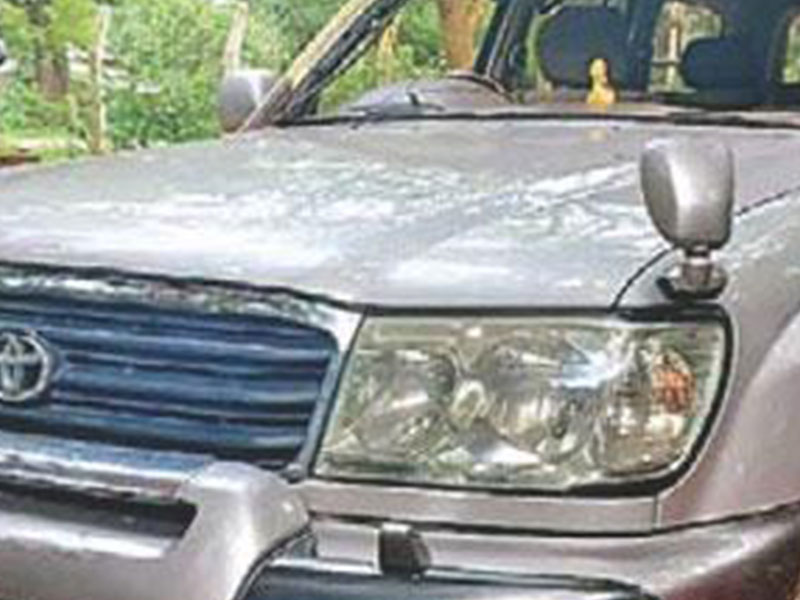 Illegal Importation of Vehicles Land Cruiser Seized in Dambulla Raid.