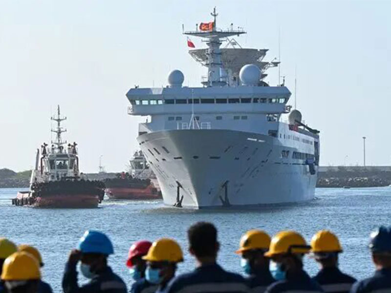 Another request for a Chinese  vessel to enter  Lankan waters