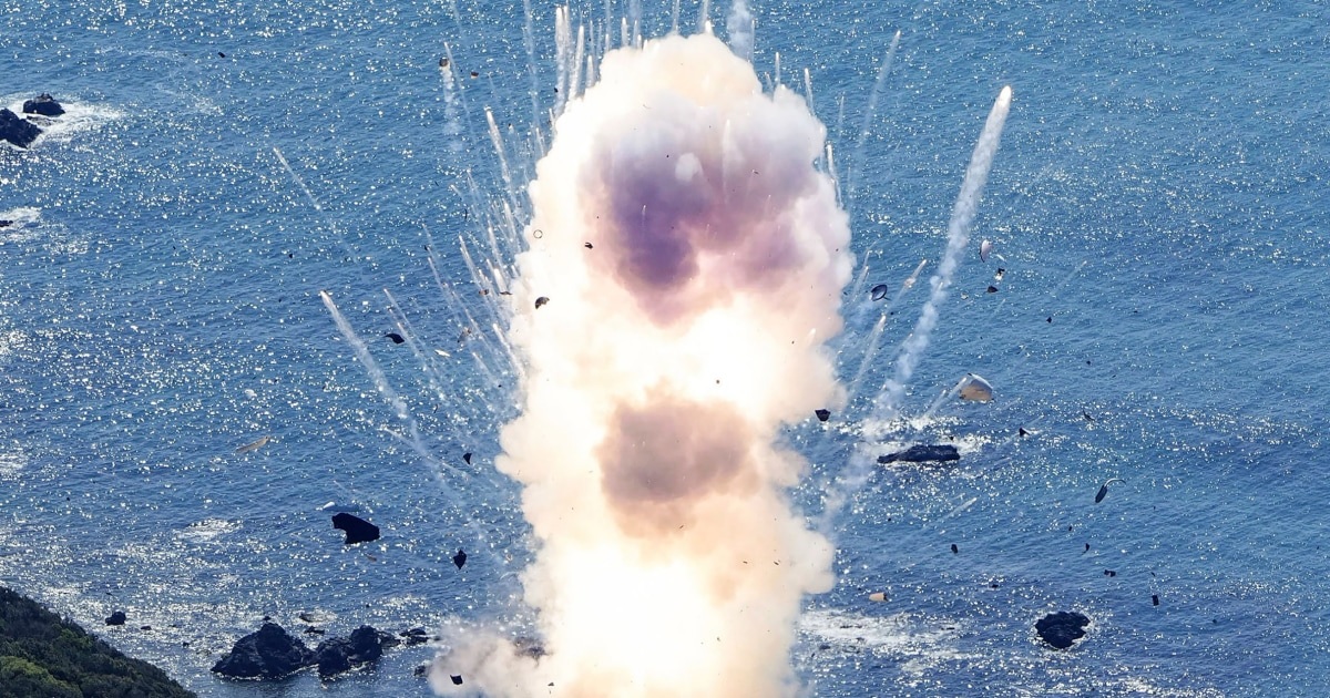 Japanese Rocket Explodes