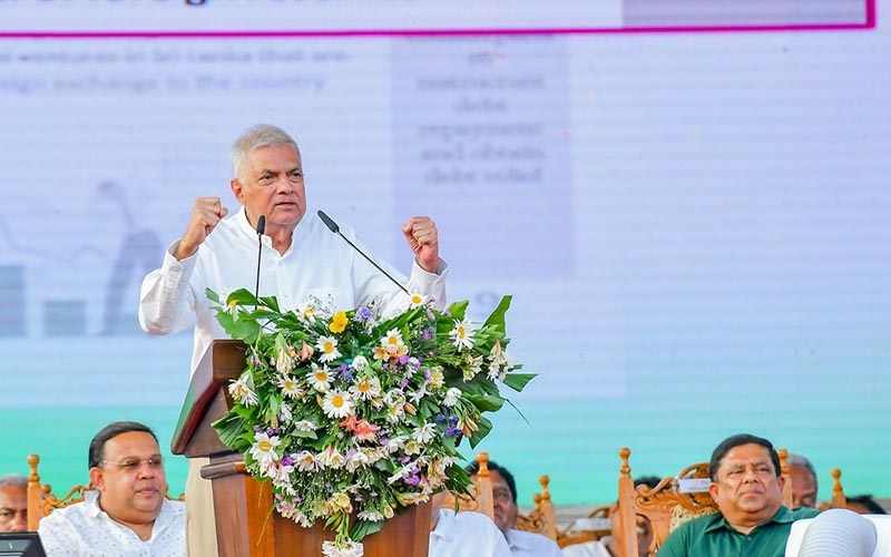 Ranil Takes a Hit at AKD